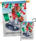 Mexican Independence Day - Nationality Flags of the World Vertical Impressions Decorative Flags HG108619 Made In USA