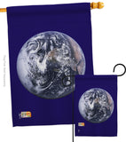 Earth - Nationality Flags of the World Vertical Impressions Decorative Flags HG140071 Made In USA