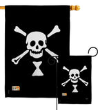 Emanuel Wynne - Pirate Coastal Vertical Impressions Decorative Flags HG107039 Made In USA