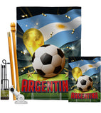 World Cup Argentina - Sports Interests Vertical Impressions Decorative Flags HG190113 Made In USA