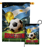 World Cup Argentina - Sports Interests Vertical Impressions Decorative Flags HG190113 Made In USA