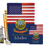 US Idaho - States Americana Vertical Impressions Decorative Flags HG140564 Made In USA