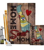 State Delaware Home Sweet Home - States Americana Vertical Impressions Decorative Flags HG191154 Made In USA