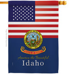 US Idaho - States Americana Vertical Impressions Decorative Flags HG140564 Made In USA