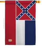 Mississippi - States Americana Vertical Impressions Decorative Flags HG191525 Made In USA