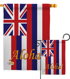 Hawaii - States Americana Vertical Impressions Decorative Flags HG108121 Made In USA