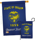 Oregon - States Americana Vertical Impressions Decorative Flags HG108109 Made In USA