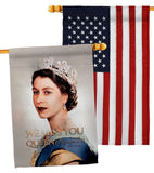 We miss you - Sympathy Inspirational Horizontal Impressions Decorative Flags HG180309 Made In USA