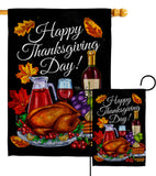 Thanksgiving Dinner - Thanksgiving Fall Vertical Impressions Decorative Flags HG113104 Made In USA